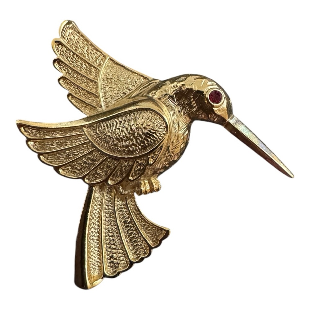 Vintage Avon Hummingbird Broach - Picture 2 of 4